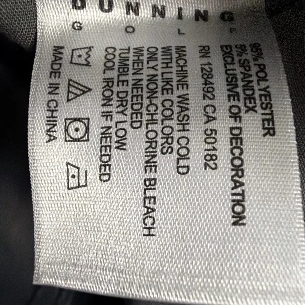 Dunning 38/00 38x30  Gray Heather Straight 5 Pocket Performance Golf Mens Pants